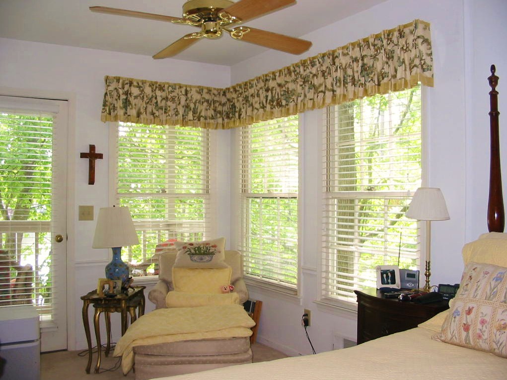Bedroom - Lovely Window Treatment tastefully created!