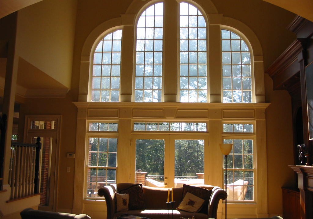 After Kitchen Window Treatments w/shutters were installed.