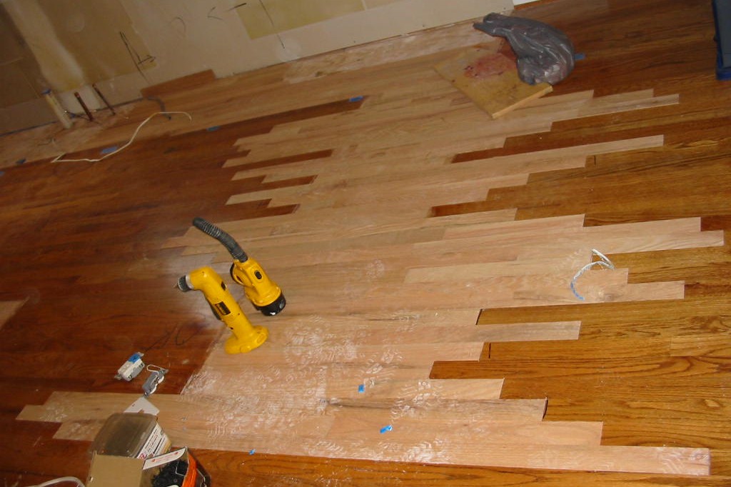 Before New Hardward Floors were refinished.