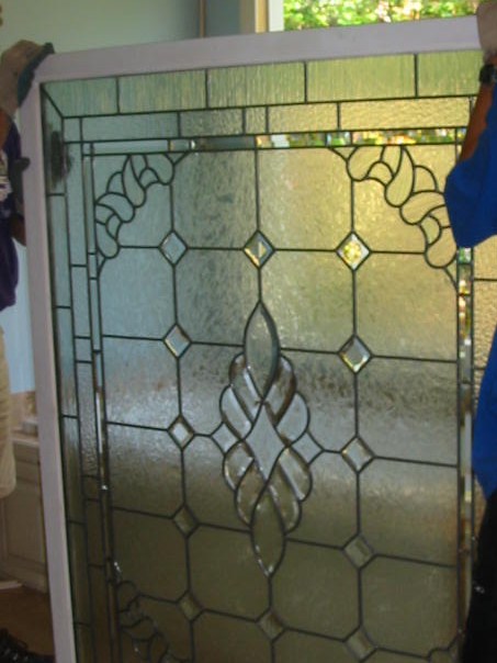 Before Master Bathroom Stained Glass Window was installed.