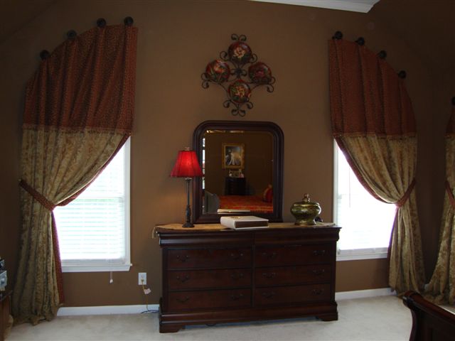 After Beautiful Window Treatments were installed.