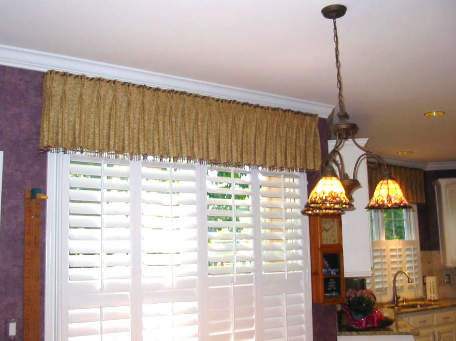 After Kitchen Window Treatment w/shutters were installed