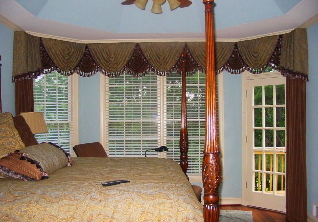 After Master Bedroom, Bedding, Window Treatments