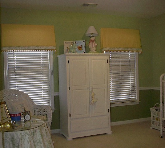 Baby’s Rooms - Beautiful Awning Window Treatments, etc.