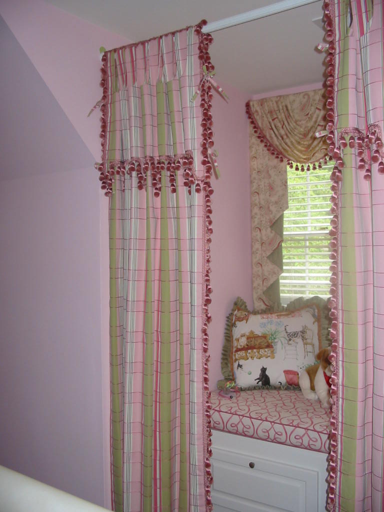 Girl’s Room - Decorative Window Seat & Treaments, etc.