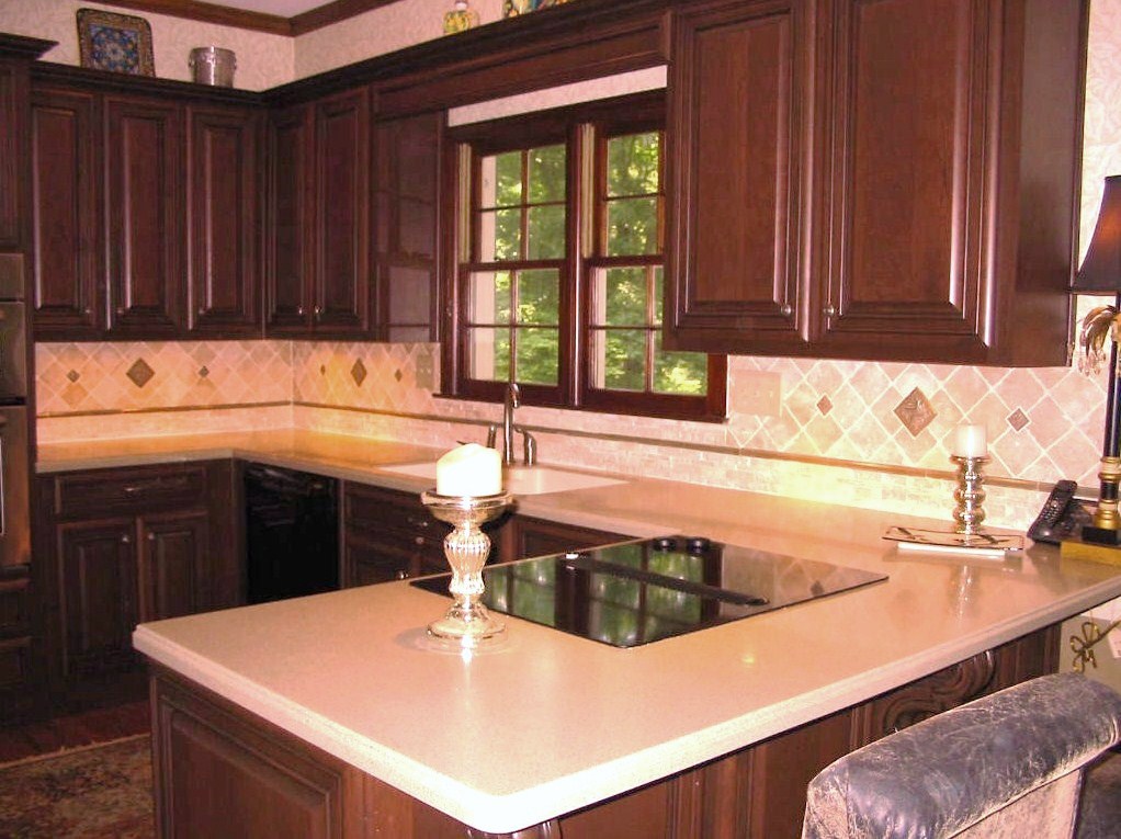 Kitchen - Renovation - Highlighting Tile backsplash, etc.