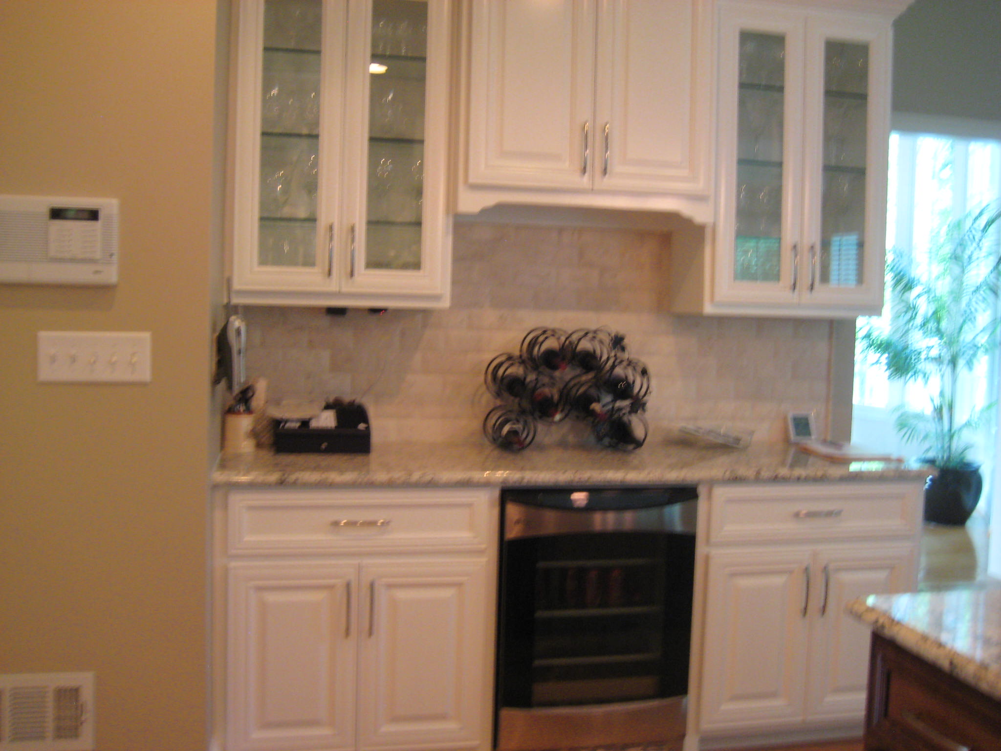 Kitchen renovation with new custom cabinets, appliances, granite and more.