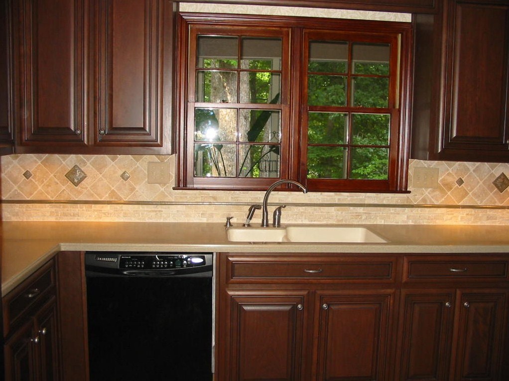 Kitchen Renovation Highlighting beautiful Tile Backsplash