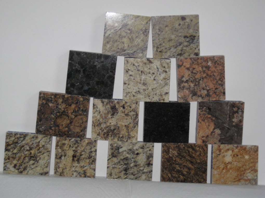 Granite - Large variety of granite samples to choose from.